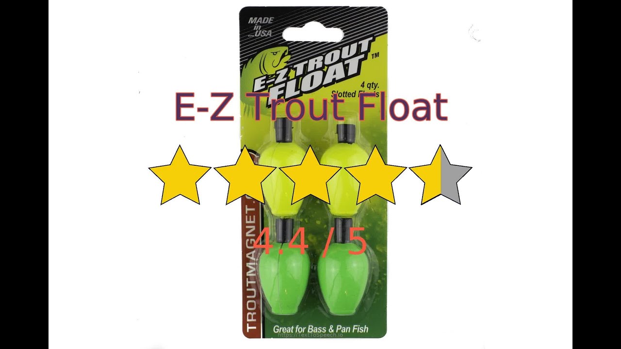 Let's review EZ Trout Float YouTube