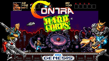Contra Hard Corps ( Sega Genesis / Mega Drive ) - ( FULL GAME ) - Longplay / Playthrough