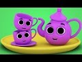 Eu sou um pequeno bule | canções para crianças | bule rima | I am a Little Teapot | Kids Song