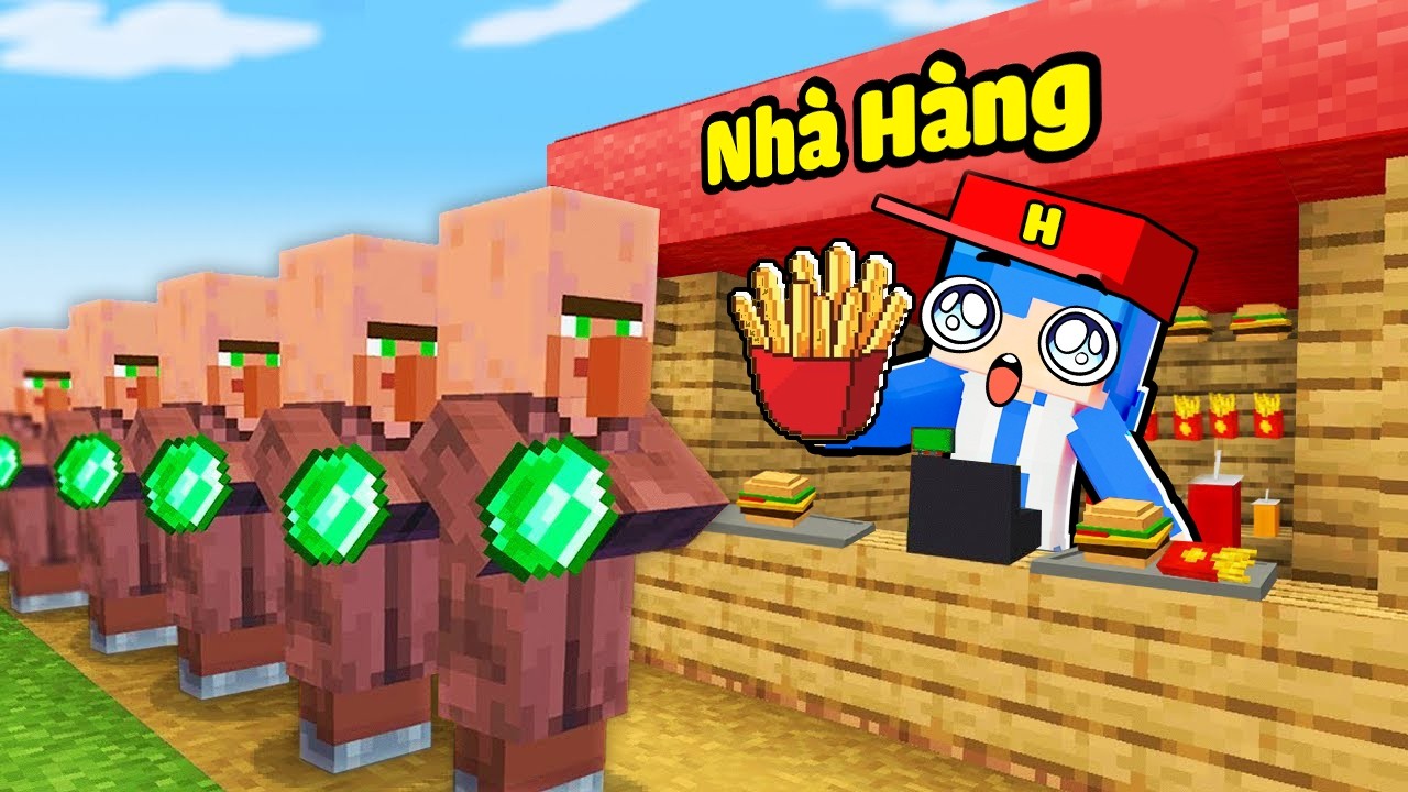 Tôi Mở Tất Cả Nhà Hàng Trong Minecraft