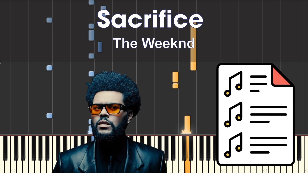 The Weeknd - Sacrifice - Sheet Music For Piano