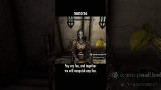 remorse — The Elder Scrolls V: Skyrim dialogue scene