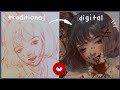 ✧proceso de dibujo digital✧ / procreate / aprendiendo con domestika