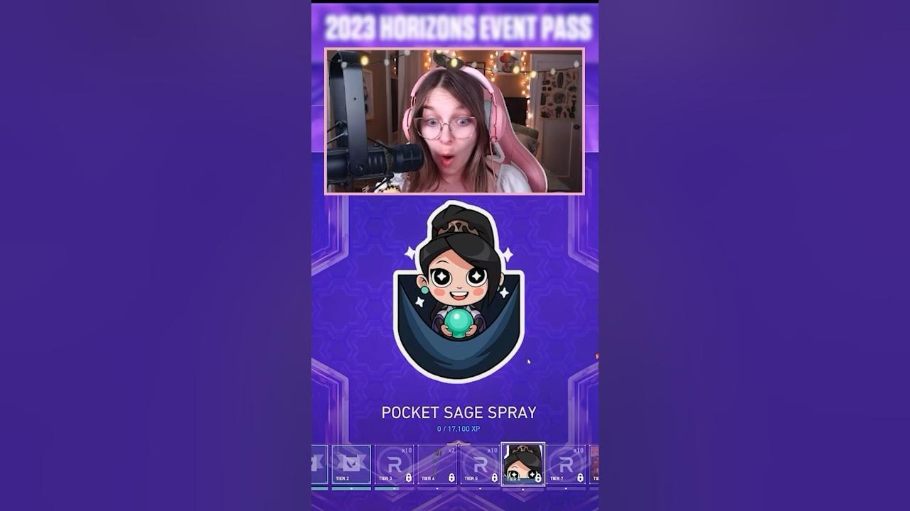 New Pocket Sage Spray in Valorant SO CUTE YouTube