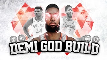NBA 2K20 BUILD! BEST POWER FORWARD DEMIGOD BUILD IN NBA 2K20