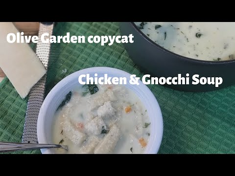 Chicken and Gnocchi Soup Copycat Olive Garden!