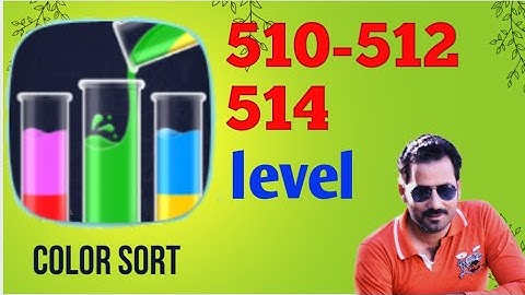 Color sort level 510/512/514