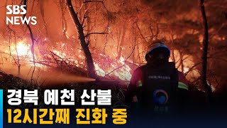 경북 예천 산불 12시간째 진화 중…전국 곳곳 산불 / SBS