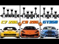 CROSS-plane vs FLAT-plane V8: Corvette C7 Z06 vs C8 Z06 vs GT350 Mustang - Engine balance DEEP DIVE