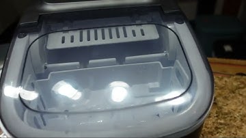 Review ecozy Portable Countertop Ice Maker - 9 Ice Cubes in 6 Minutes, 26 lbs Daily Output, Self-Cle