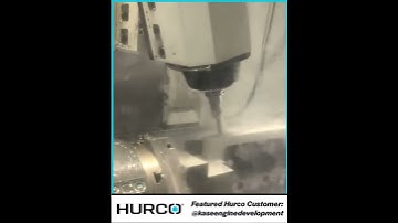 Hurco CNC 5-Axis  - Social Media Spotlight Kase Engine Development #shorts