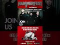 JOIN US @ HRH #hammerfest 2023 #Lordi, Discharge, Primordial, Gama Bomb, Acid Reign, #EnquireWithin