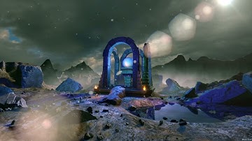 Magic sphere altar | Free animated motion background | Fantasy scenery animation