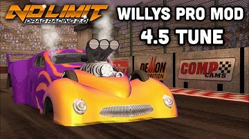 4.5 Willys Pro Mod Tune - No Limit Drag Racing 2.0