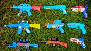 looking at toy guns nerf guns shotgun sniper gun bullet gun machine gun, elektrik gun