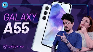 Samsung Galaxy A55, MAIS potente e MAIS caro que o Samsung Galaxy A54 [Unboxing/Hands-on]