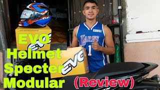 Evo Helmet Review / VXR-1000 Specter Modular Helmet by VICK CHANNEL 587 views 3 years ago 6 minutes, 31 seconds