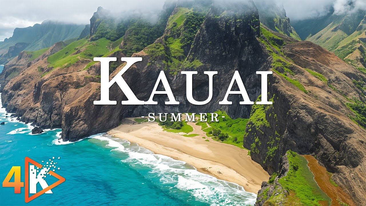 Kauai 4K – The Garden Isle’s Coastal Wonders | Hawaii Scenic Relaxation ...