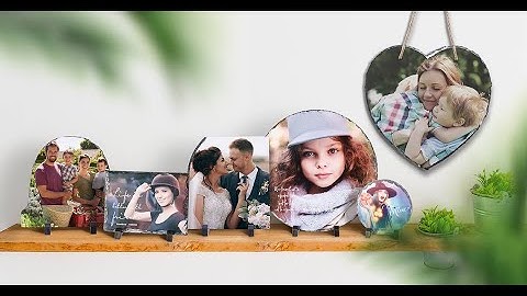 How to print sublimation photo rock slate by heat press machine?