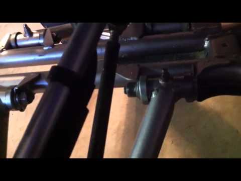 How to align front wheels on an atv