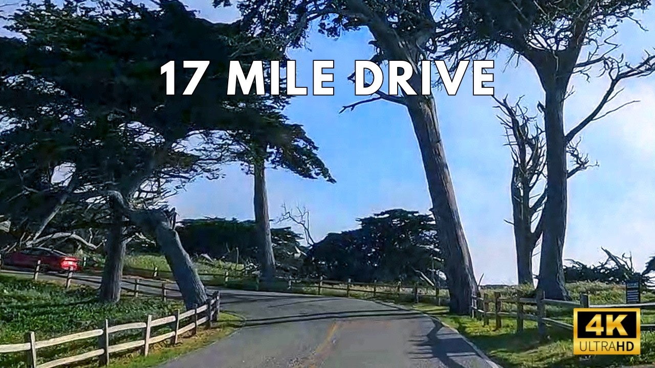 17 Mile Drive Scenic Tour | Monterey California 4K Driving Tour