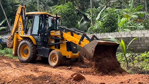 Jcb 3dx dozing soil to level plot #jcbdozer #jcb #jcbtractor #jcb3dx #jcb3cx #jcbcartoon #jcbparts