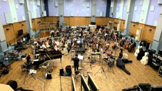 Video thumbnail of "Kolsimcha and London Symphony Orchestra recording Autostrada at Abbey Road Studio 1"