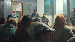 EVAN HATNU, (L) Tinneikim Family tedia Lhamonna sermon. @ DHQ Ccpur. 17/11/25@ 7 pm