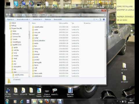 Installazione Server Locale, easyphp - YouTube