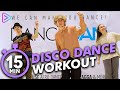 15 min 80s disco dance workout no equipment  dance jam 