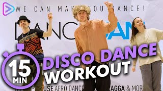 15 MIN 80s DISCO DANCE WORKOUT No Equipment | DANCE JAM ®