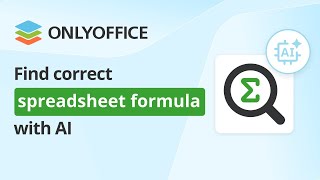 How to make AI provide you with a proper spreadsheet formula in ONLYOFFICE Docs