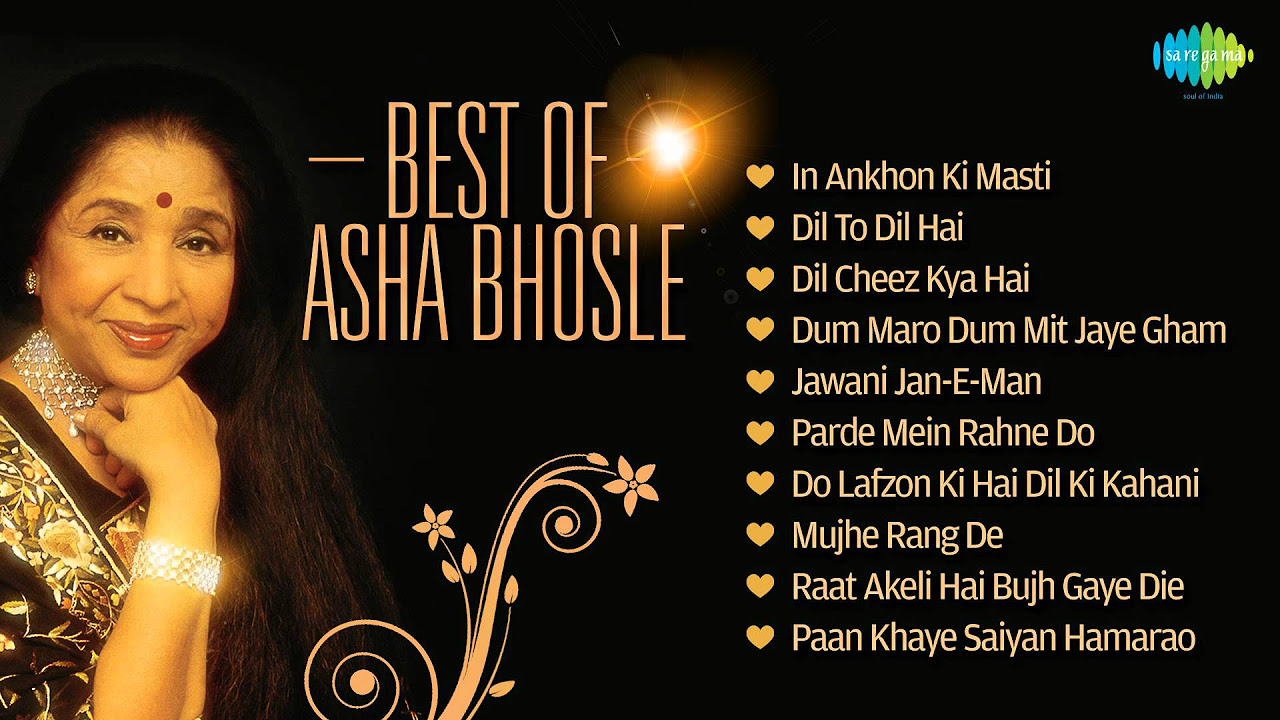 Best Of Asha Bhosle   Superhit Songs   Best Bollywood Songs   Asha Bhosle Solo Songs