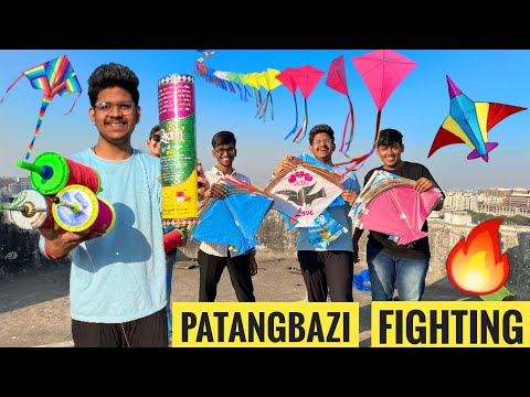Toofaani 🌪️ Patangbazi Kite Fighting 🔥Cutting Basant Uttrayan Special Video 2023