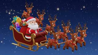 Waiting For Santa Colorful Music Kids