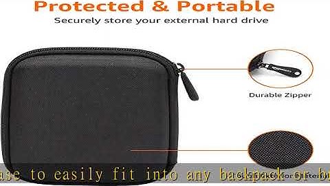 Amazon Basics External Hard Drive Portable Carrying Case