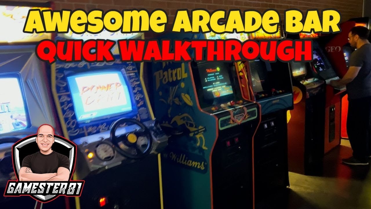 Arcade Bar Quick Walkthrough Beer Research Institute Arcade Taproom Gamester81 YouTube
