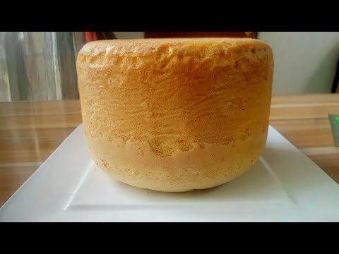 كيكة اسفنجية قطنية هشة ومرتفعة بدون محسن وبالدقيق العادي بدون فصل البيضEnglish Recipe Sponge Cake. 