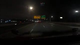 Rolling through Cleveland, Ohio, I-90