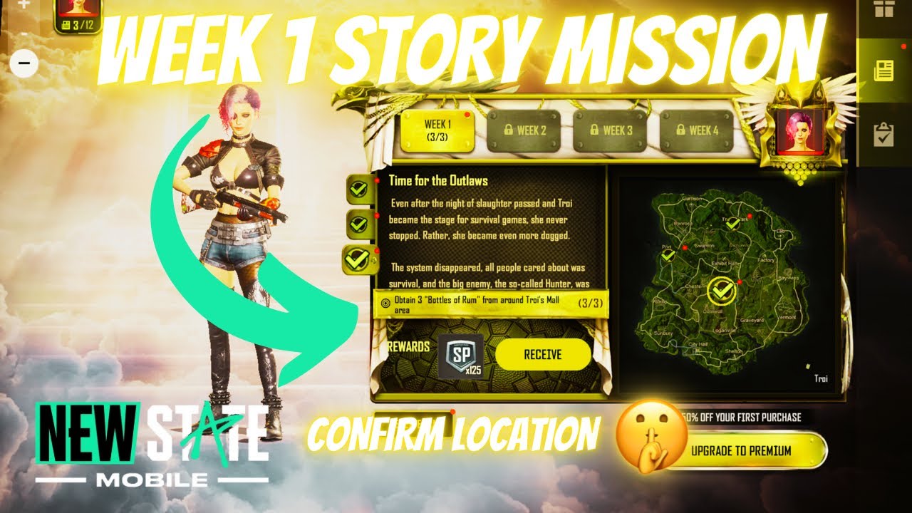 ⚡️Obtain 3 "Bottles of Rum" from around Troi's Mall area⚡️Vol 11 Week 1 Story Mission🔥🔥🔥