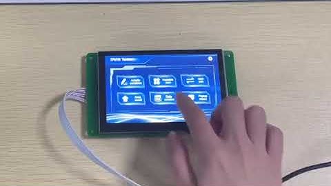 5.0inch 800x480 Industrial IPS UART LCD Display Capacitive Touch, 16MB Flash - DWIN