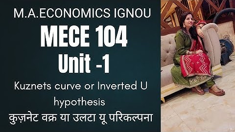 MECE 104|Kuznets curve or Inverted U hypothesis by SHIVANGI BHATT @SHIVclasseseconomics