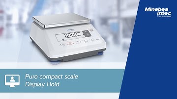 Academy | Puro compact scale | Display   Hold