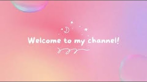Welcome to my yt channel!!!!