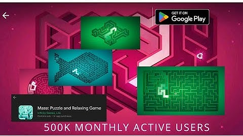 MAZE: Puzzle and Relaxing Game| #games #puzzle #mobilegames