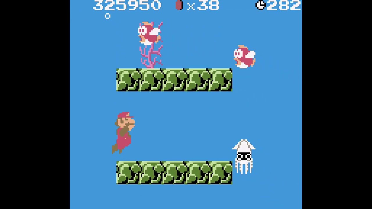 World 7-2 Super Mario Bros Deluxe Gameboy Colour スーパーマリオ