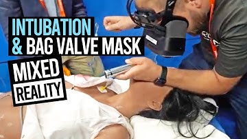 Intubation and Bag-Valve-Mask in BlueRoom Mixed Reality Medical Simulator