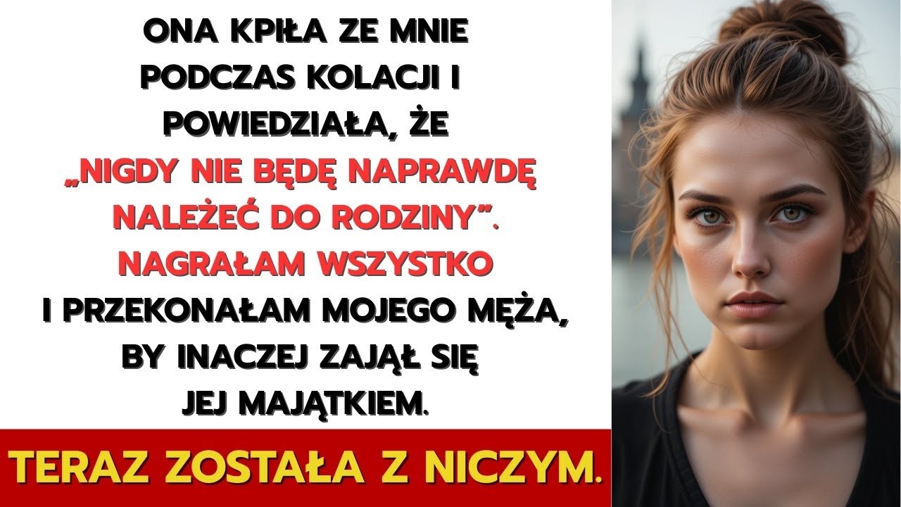 Teściowa powiedziała, że nie należę do rodziny – więc wykreśliłam jej syna z testamentu