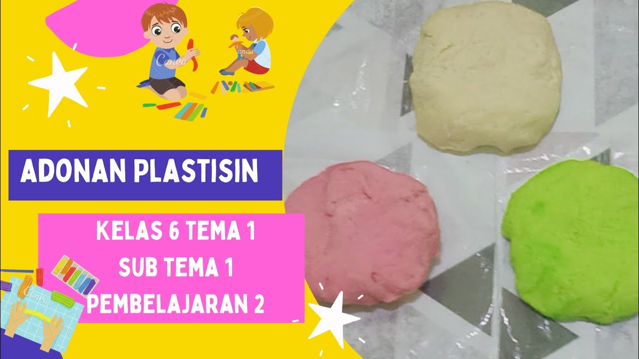 Adonan Plastisin / Kelas 6 Tema 1 Sub Tema 1 Pembelajaran 2 / Cara