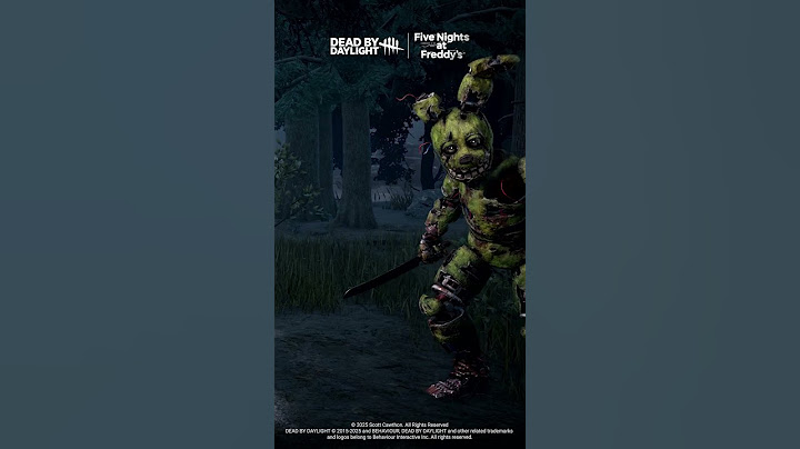 Springtrap is coming.